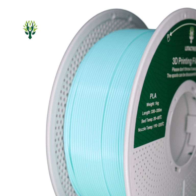 PLA Cyan - Diâmetro 1,75mm Bobine 1kg - Marca Lotactree