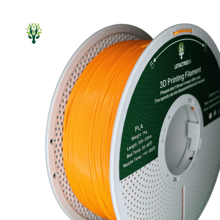 PLA Orange - Diâmetro 1,75mm Bobine 1kg - Marca Lotactree