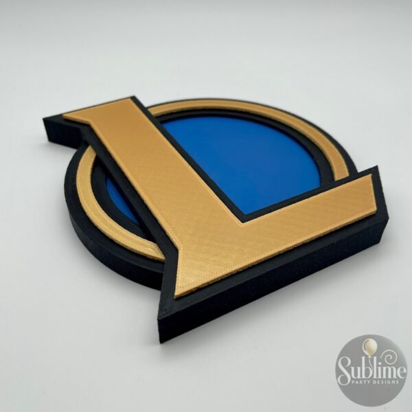 Logo 3D de League of Legends – Exclusivo e Detalhado - Image 2