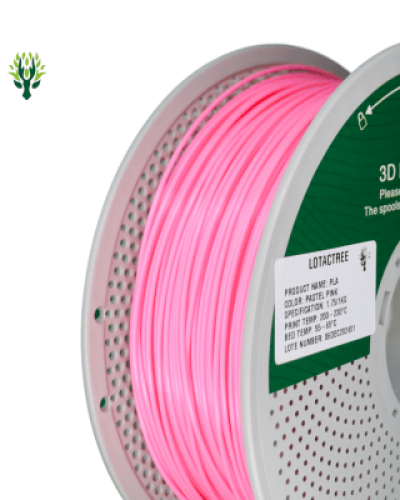 PLA Pastel Pink - Diâmetro 1,75mm Bobine 1kg - Marca Lotactree