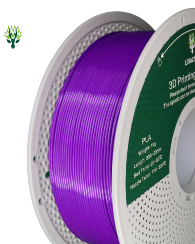 PLA Purple - Diâmetro 1,75mm Bobine 1kg - Marca Lotactree